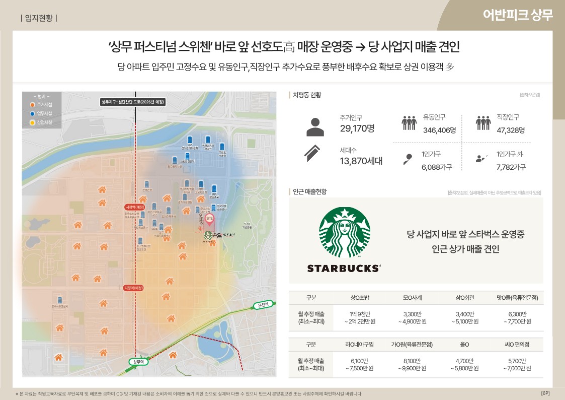 상무 kcc 퍼스티넘 스위첸 상가-단지내상가-어반피크